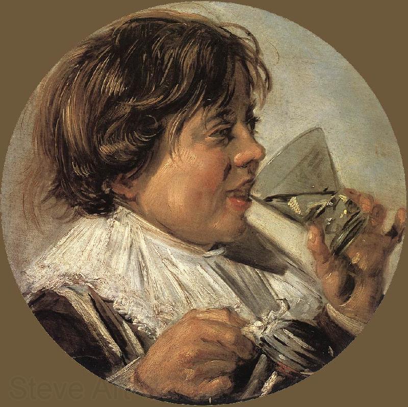 HALS, Frans Drinking Boy (Taste) Germany oil painting art